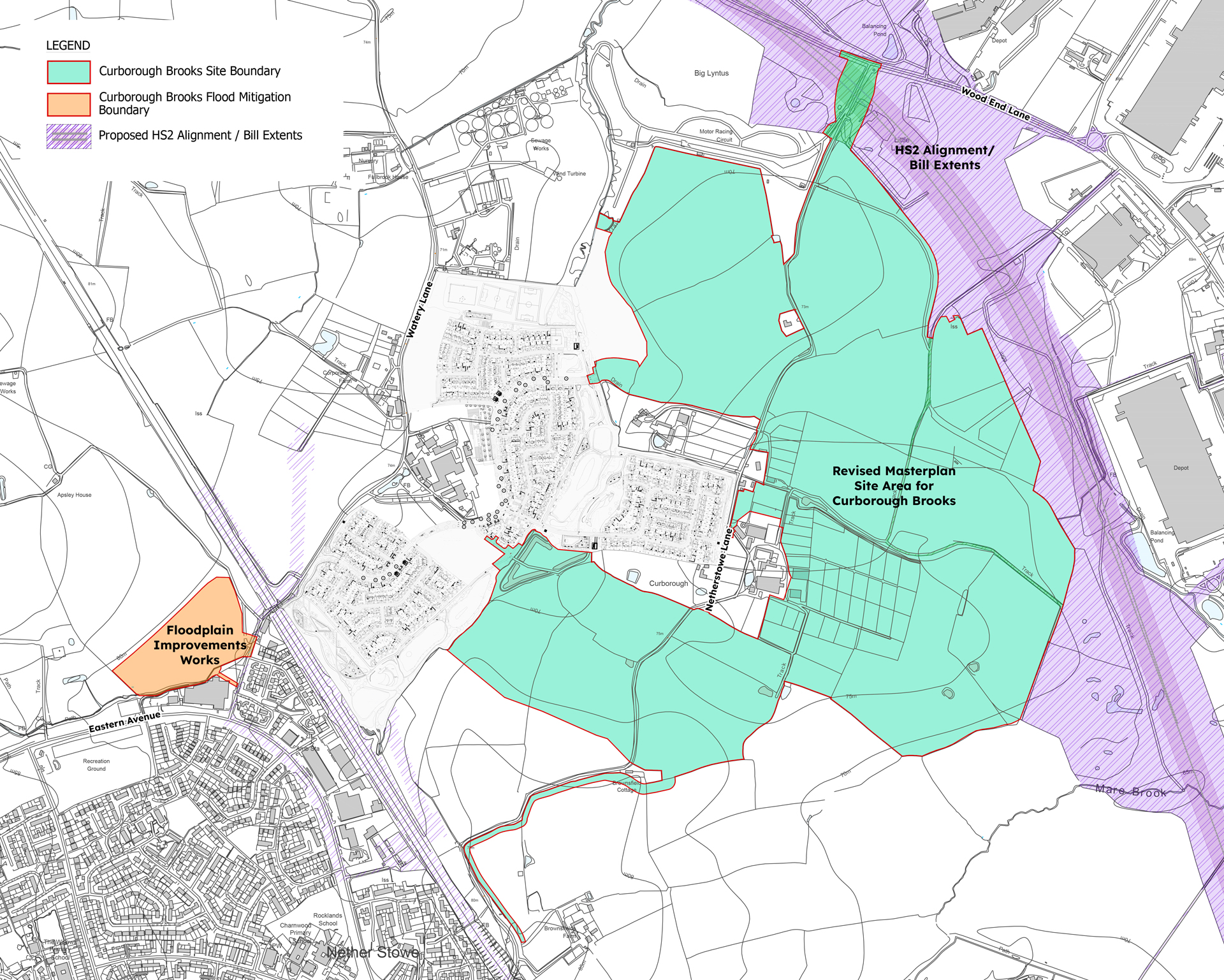 Composite site location plan