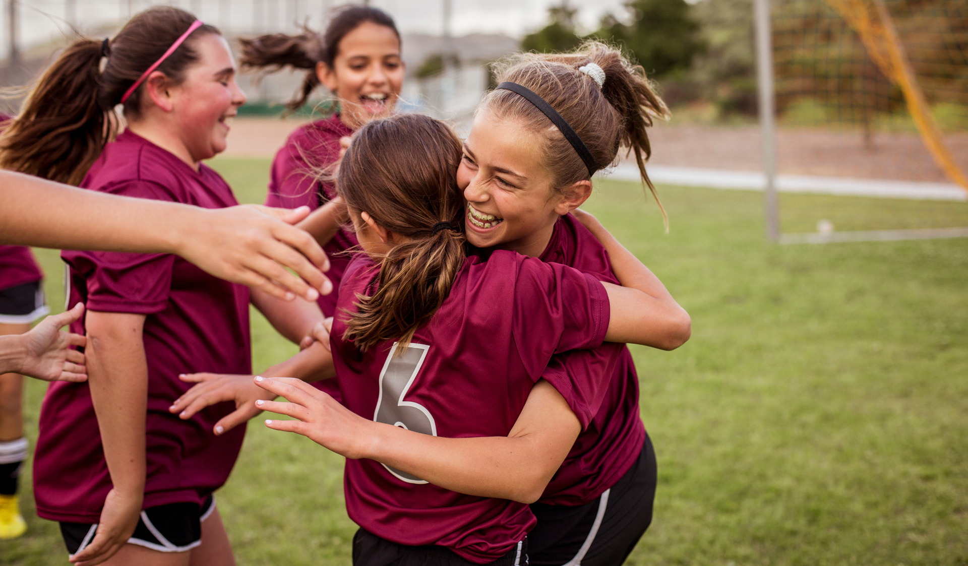 Girls football team